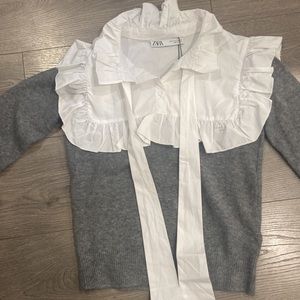 Zara Combination knit sweater